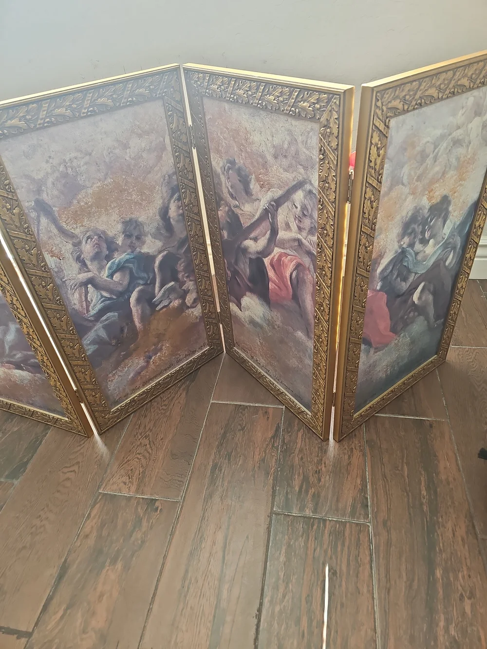 4-panel polyptych framed art set 60
